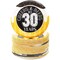 Celebrate 30 Years Paper Plates for 30th Birthday Party (7 In, 80 Pack)